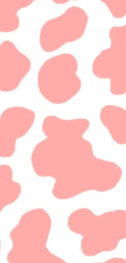 Light pink abstract pattern wallpaper on a white background.