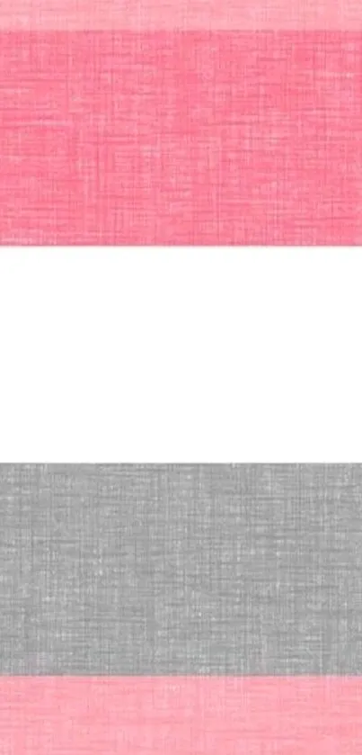 Pink and gray striped mobile wallpaper design.