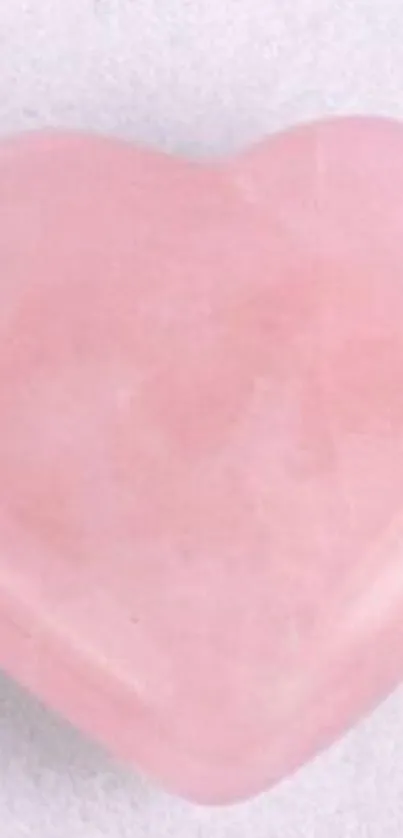 Heart-shaped pink stone wallpaper for mobile.