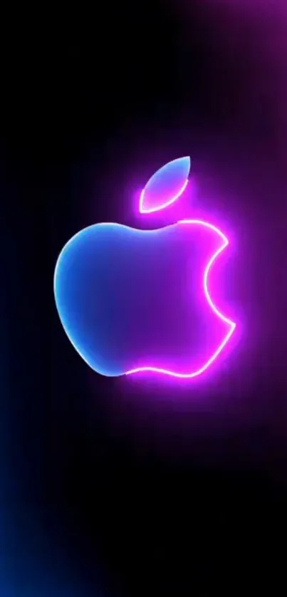 Pink Purple Apple Live Wallpaper