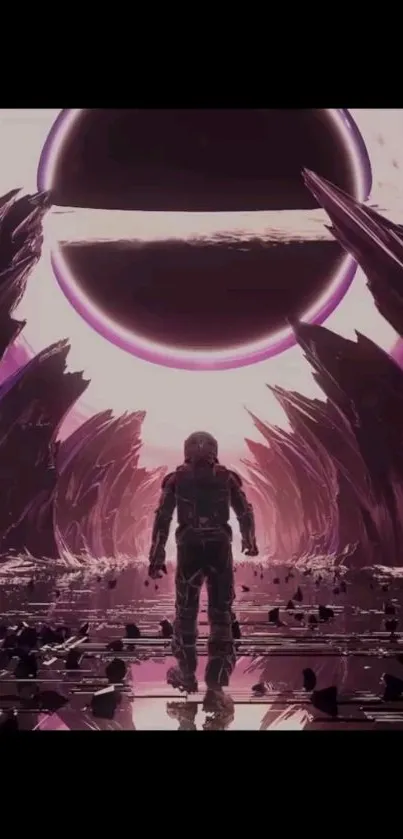 Pink Purple Art Live Wallpaper