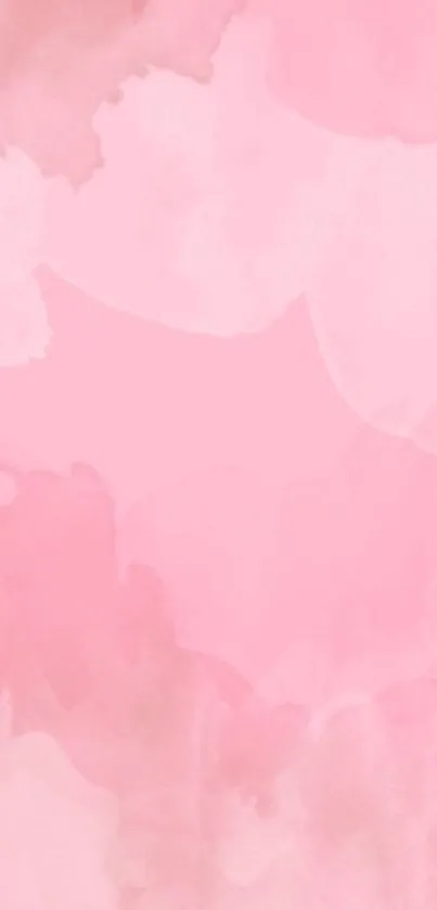 Elegant pink watercolor design wallpaper for mobile devices.