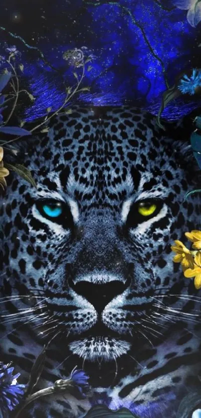 Plant Felidae Blue Live Wallpaper