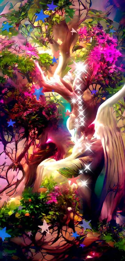 Plant Light Purple Live Wallpaper