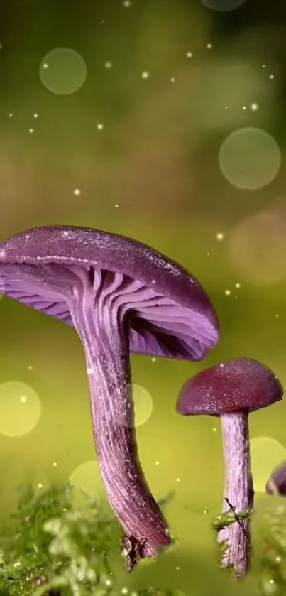 Plant Liquid Mushroom Live Wallpaper
