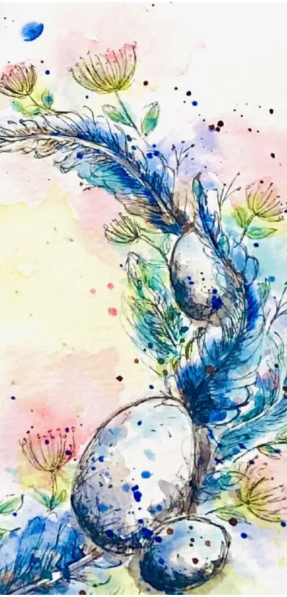 Plant Painting Racy Live Wallpaper