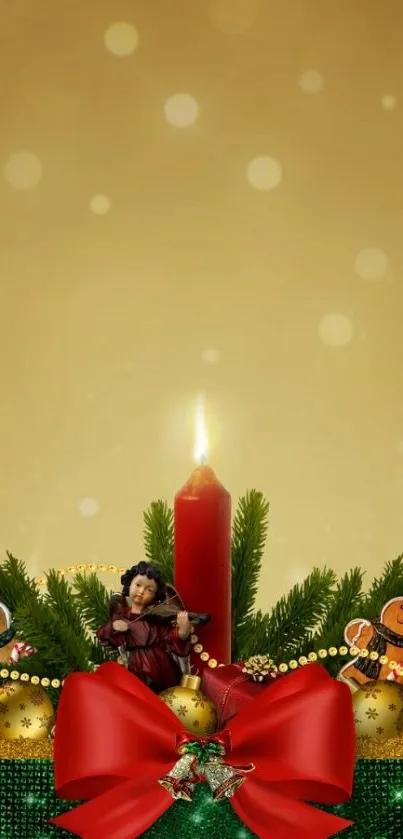 Plant Red Candle Live Wallpaper