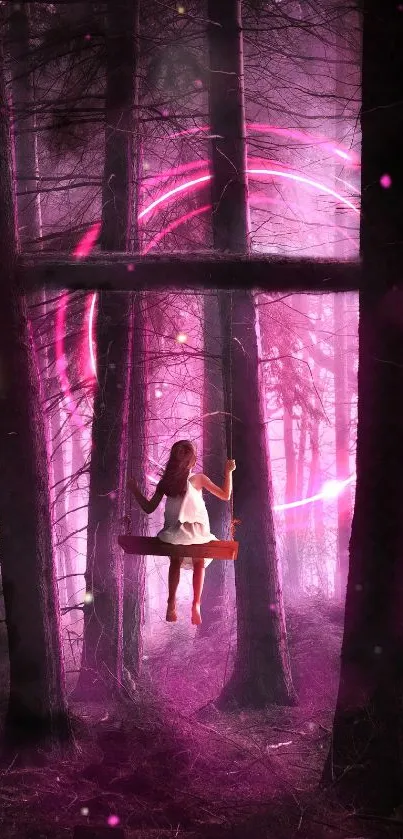 Plant Tree Pink Live Wallpaper