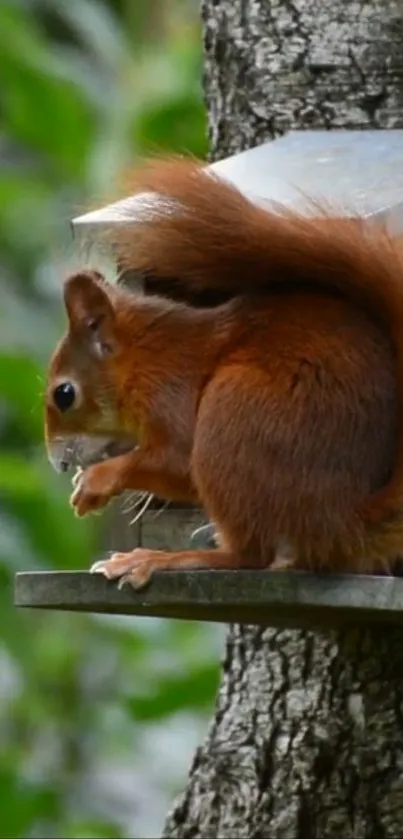 Plant Vertebrate Eurasian Red Squirrel Live Wallpaper