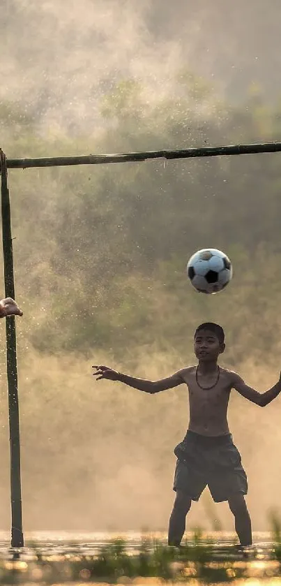 Playing Sports Cloud Sky Live Wallpaper