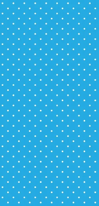 Blue polka dot pattern wallpaper for phones.