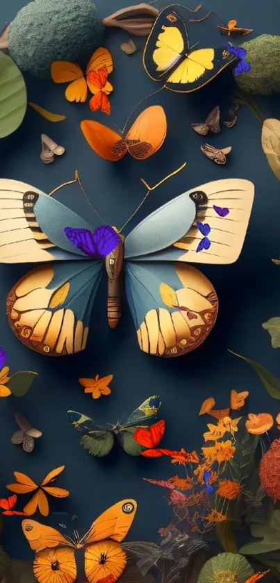 Queen butterfly  Live Wallpaper