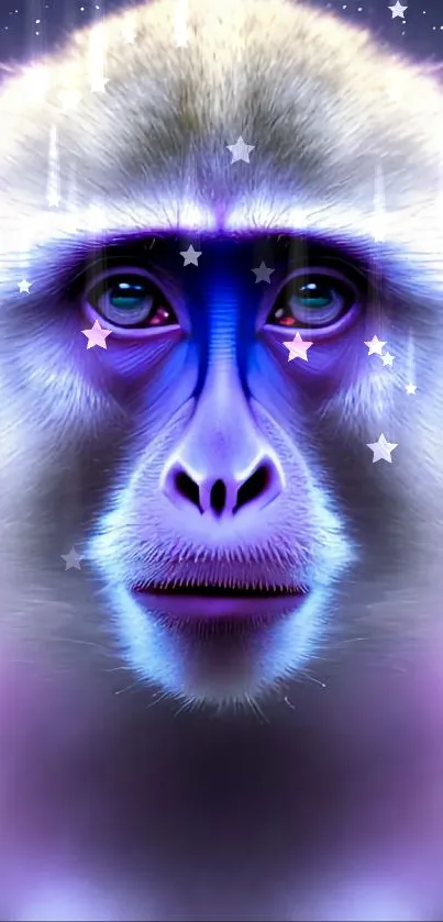 Primate Facial Expression Iris Live Wallpaper