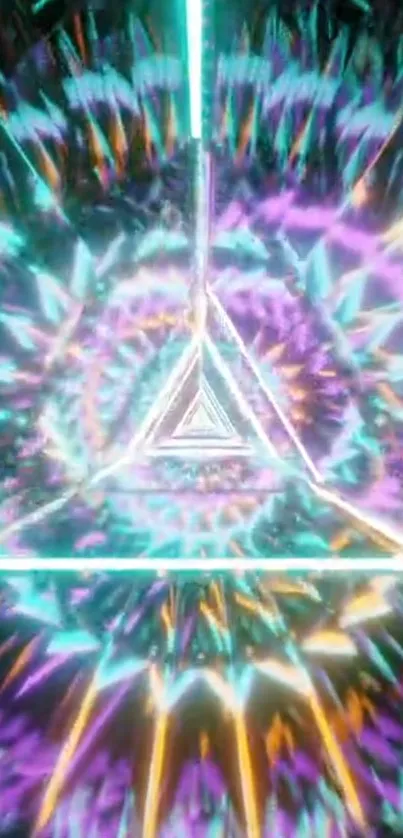 Psychedelic Triangle Burst - free download