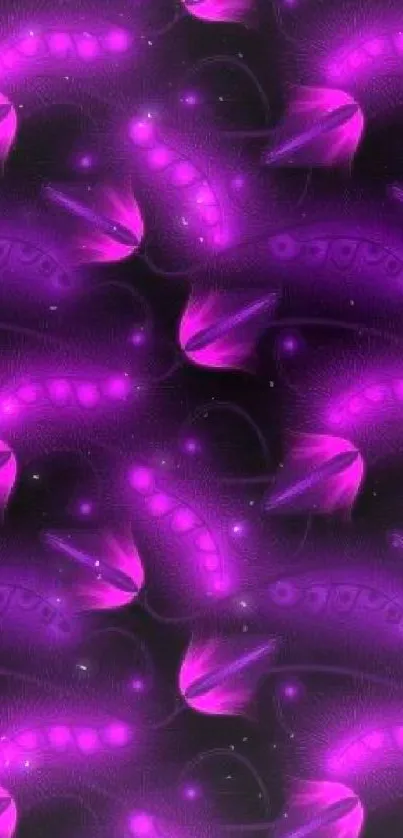 Vibrant purple abstract wallpaper design.