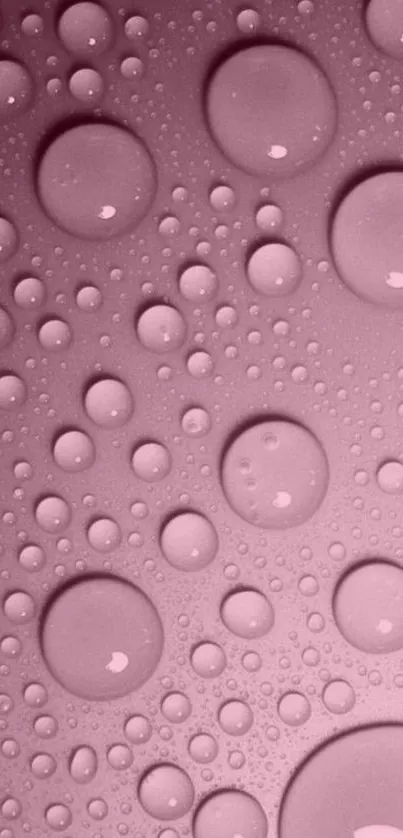 Purple bubble mobile wallpaper with water droplets pattern.