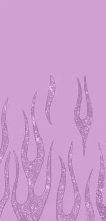 Purple glitter flame wallpaper for mobile.