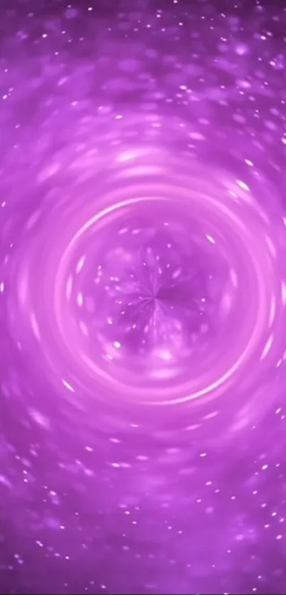 Vibrant purple galaxy vortex wallpaper for mobile devices.