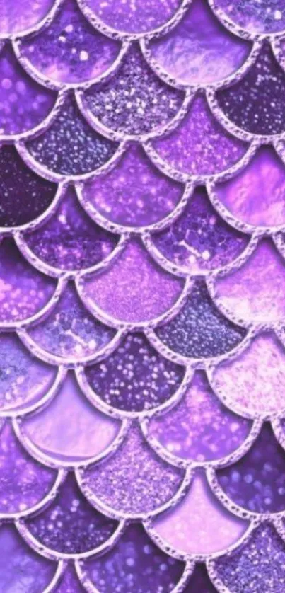 Purple scales glitter wallpaper with shimmering effect.