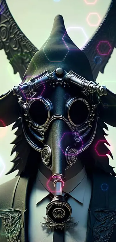 Purple Headgear Art Live Wallpaper