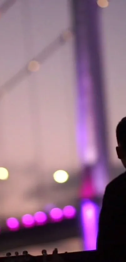 Purple Human Body Violet Live Wallpaper