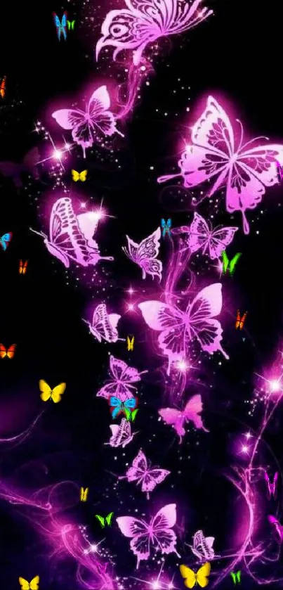 Purple Light Nature Live Wallpaper