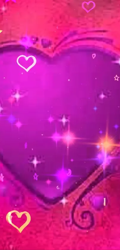 Purple Lighting Organism Live Wallpaper