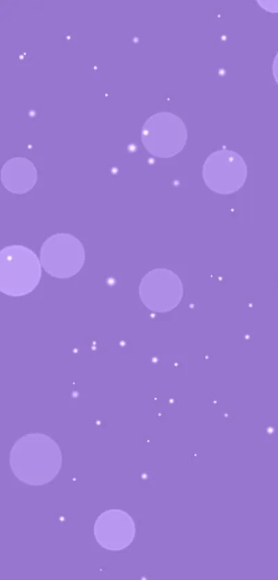 Purple minimalist phone wallpaper with central vibrant design.