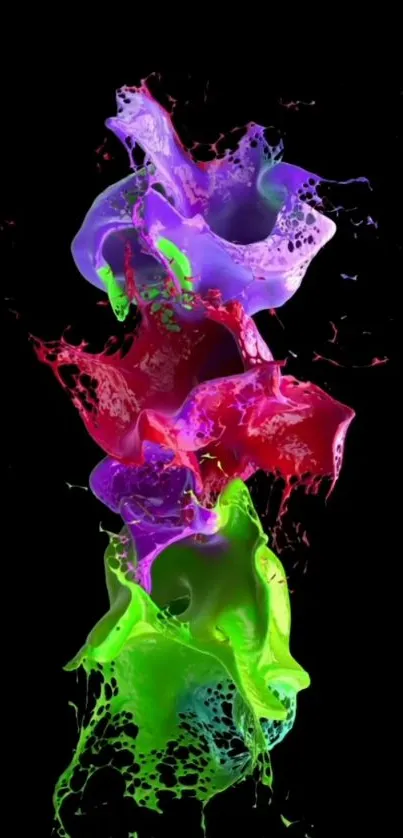 Purple Pink Liquid Live Wallpaper