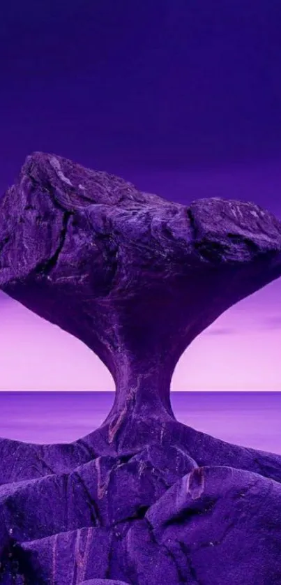 Purple Statue Sculpture Live Wallpaper