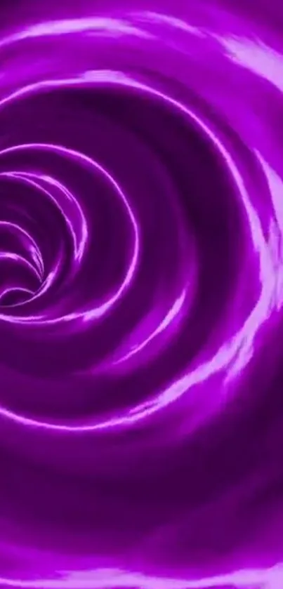 Vibrant purple swirl vortex wallpaper design.