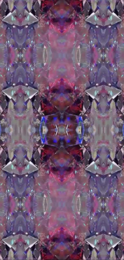 Purple Symmetry Pattern Live Wallpaper