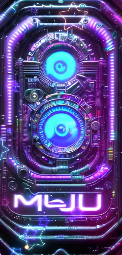 Purple Technology Electric Blue Live Wallpaper