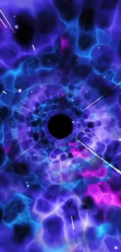 Purple Violet Art Live Wallpaper
