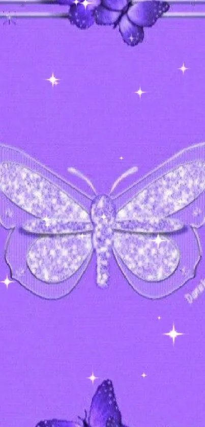 Purple Violet Arthropod Live Wallpaper