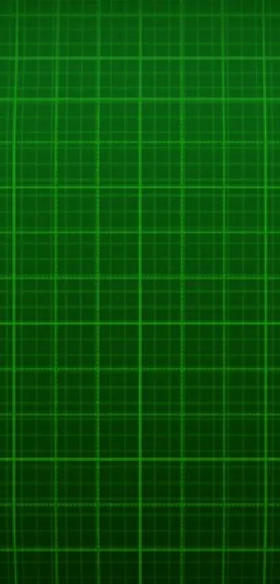 Pink character on green grid background mobile wallpaper.