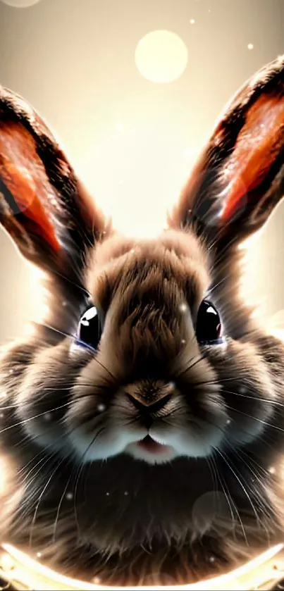 Rabbit Light Ear Live Wallpaper