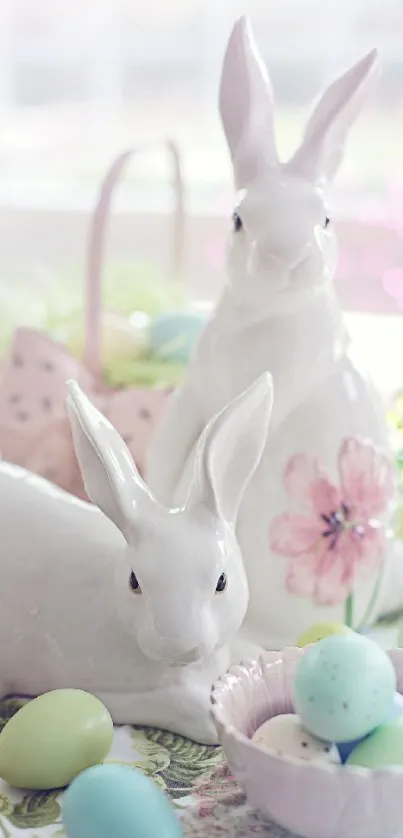 Rabbit White Ear Live Wallpaper