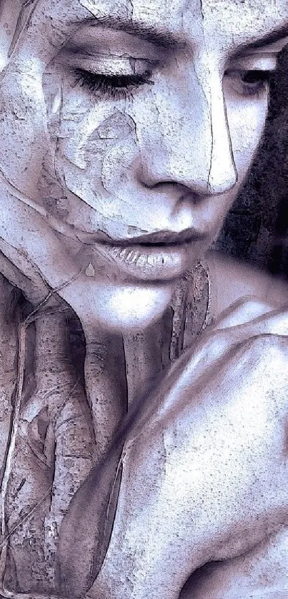 Racy Art Statue Live Wallpaper