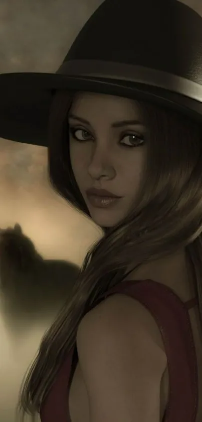 Racy Face Hat Live Wallpaper