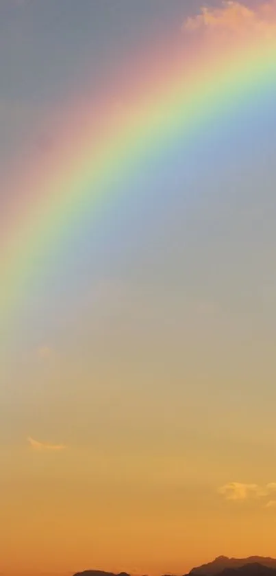 Rainbow Sky Cloud Live Wallpaper