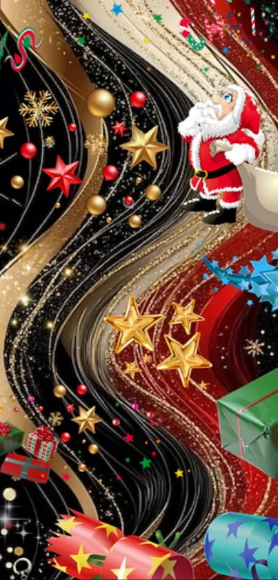 Red Event Christmas Decoration Live Wallpaper