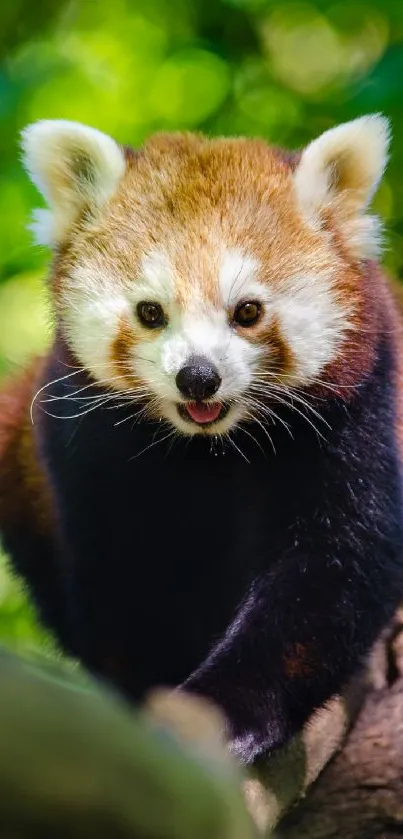 Red Panda Head Eye Live Wallpaper