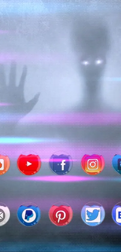 Red Purple Screenshot Live Wallpaper