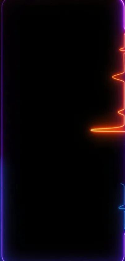 Red Technology Neon Live Wallpaper