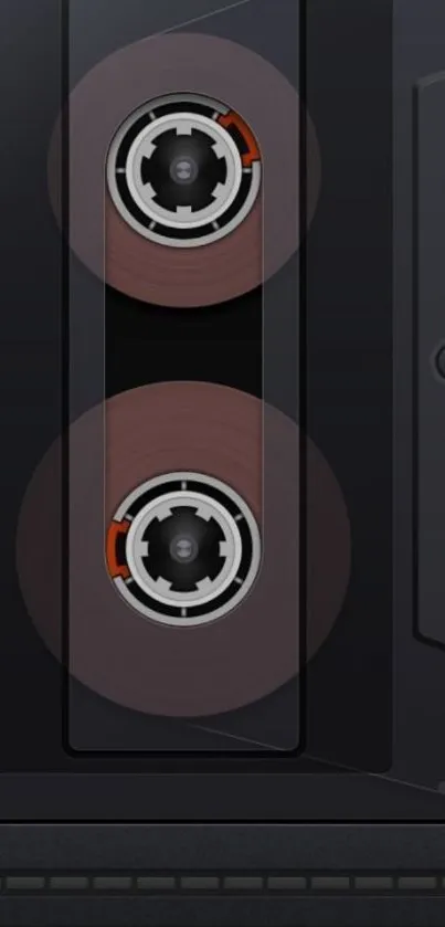 Retro cassette tape design with vintage aesthetic.