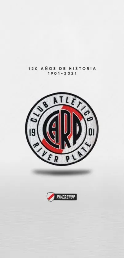 River Plate 120th anniversary smartphone wallpaper.