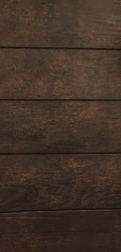 Rustic dark brown wooden texture wallpaper for mobile screens.