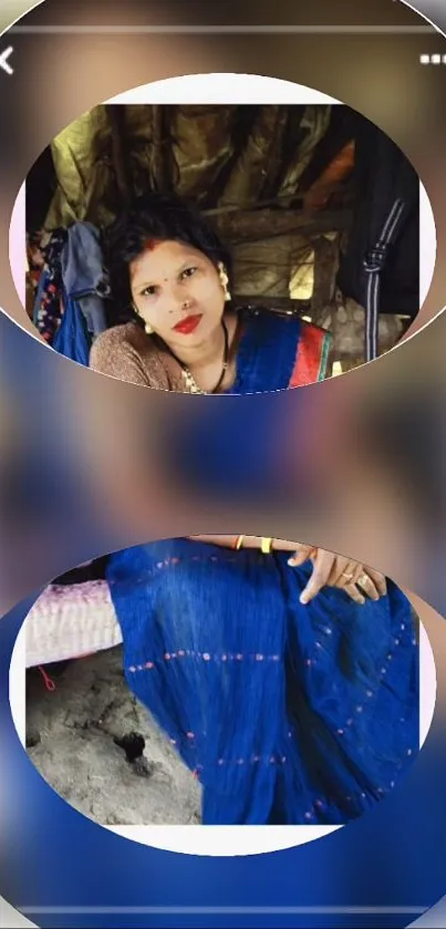 Sari Earring Makeover Live Wallpaper