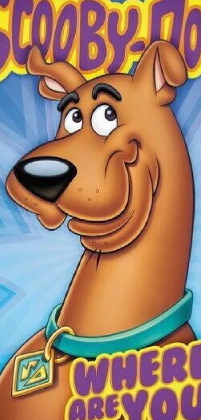 Scooby-Doo cartoon character mobile wallpaper.